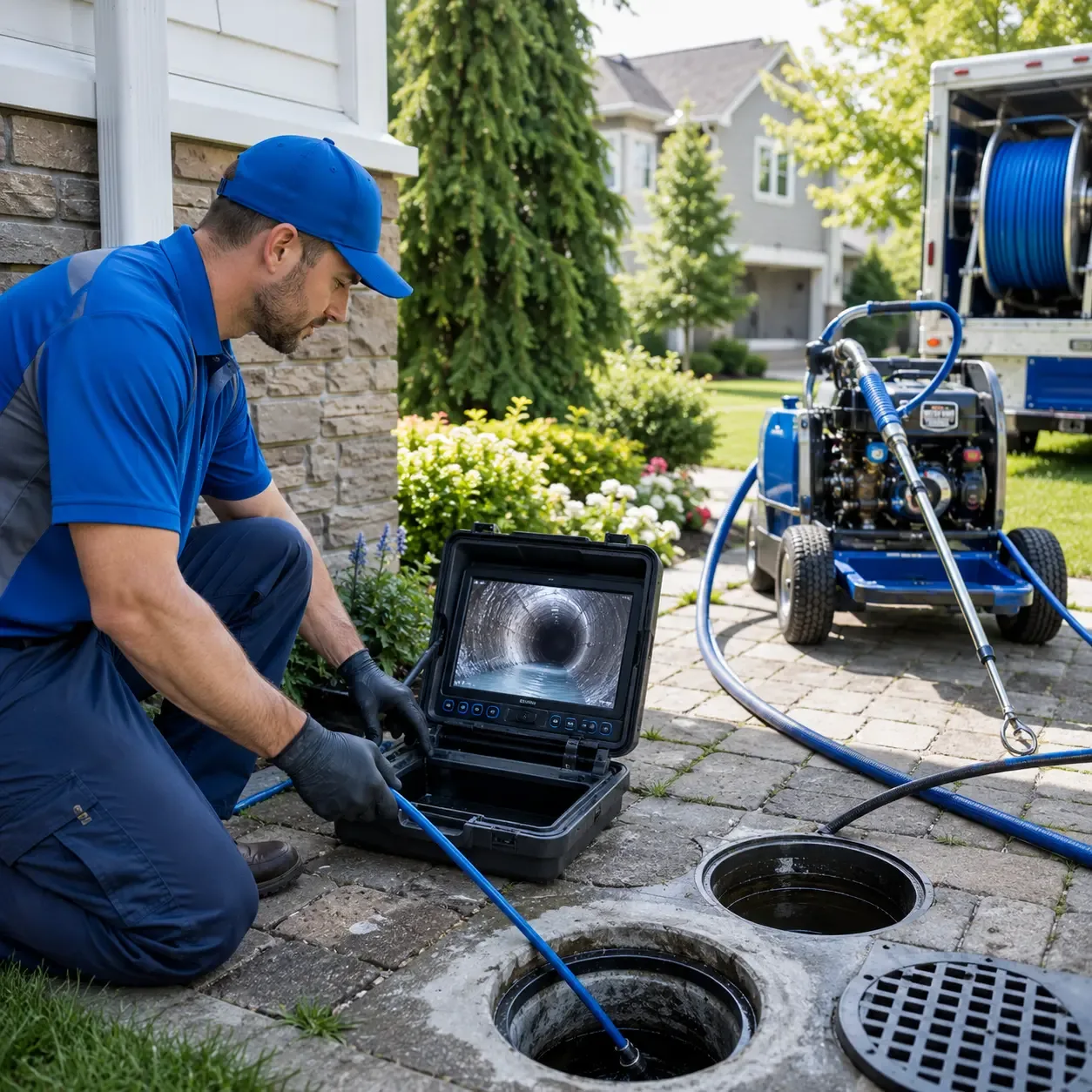 Outdoor drain cleaning professionals serving Comptche, CA